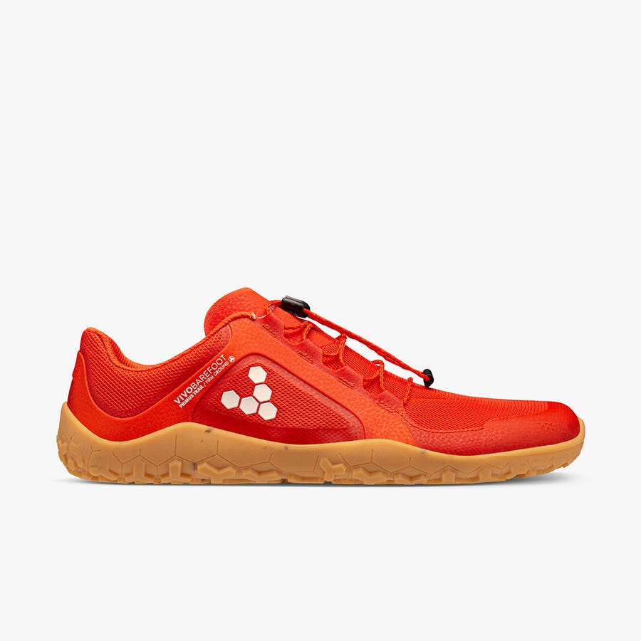 Vivobarefoot Primus Trail II FG Hardloopschoenen Dames Rood | Nederland 0128BEXC